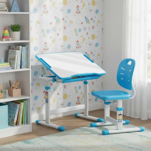 Фото - Комплект меблів шкільний Evo-kids Evo-05 Ergo BL